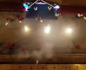 Kaburgacı Yaşar'dan 35 metrelik kebap ile kutlama