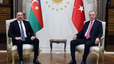 Cumhurbaşkanı Erdoğan, Azerbaycan Cumhurbaşkanı Aliyev ile görüştü