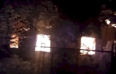 Kozan’da mesken yangını