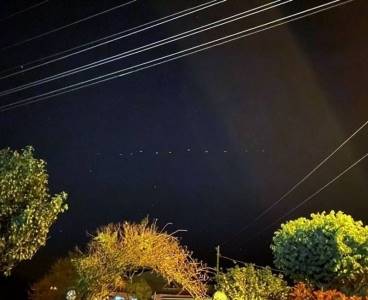 Bu gece gökyüzünde esrarengiz ışıklar görüldü