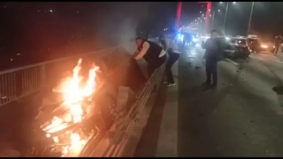 Fatih Sultan Mehmet Köprüsü’nde zincirleme kaza