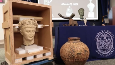 Amerika’da ele geçirilen 12 tarihi eser, Türkiye’ye iade edildi