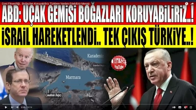 ABD'den Boğazları Uçak Gemisiyle koruruz mesajı