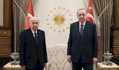 Cumhurbaşkanı Erdoğan Devlet Bahçeli ile görüştü