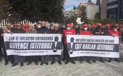 Di̇sk/Genel-İş Adana: Tüm Belediye İşçilerine İlave Tediye (Ikramiye) İstedi