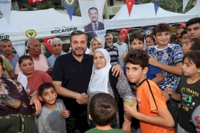 Başkan Kocaispir, samimi sohbet ve muhabbeti ile gönülleri fethetti