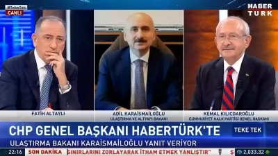 Adil Karaismailoğlu ile Kemal Kılıçdaroğlu canlı yayında tartıştı