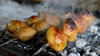 Mangalda içli köfteye yoğun ilgi