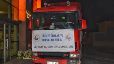TOBB deprem için 365 oda ve borsa ile yardım kampanyası düzenledi