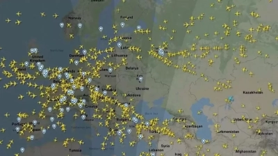 Ukrayna’nın Uluslararası Uçuş Trafiği Durdu