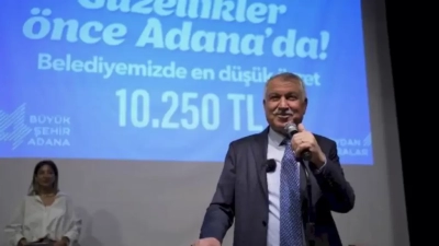 Adana Büyükşehir Belediyesi’nde çalışan işçilerin maaşlarına zam