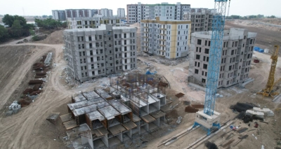 Adana’da yapılan TOKİ konutları hızla yükseliyor