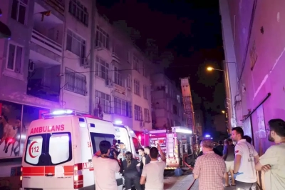 İbo Osman Caddesi’nde apartman yangını