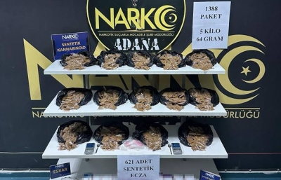 Adana’da 5 kilo bonzai ele geçirildi! 1 tutuklama