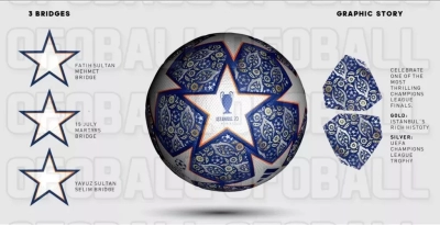 İstanbul’da oynanacak şampiyonlar ligi final maçının top görseli basına sızdı